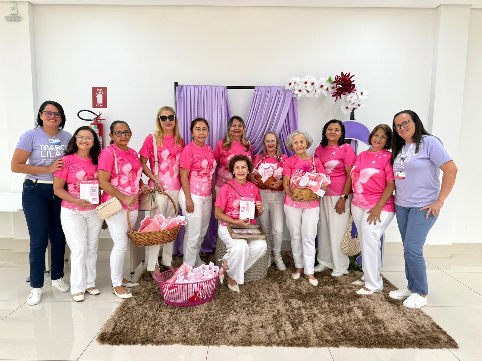 Liga realiza ação especial pelo mês da mulher no Hospital de Amor